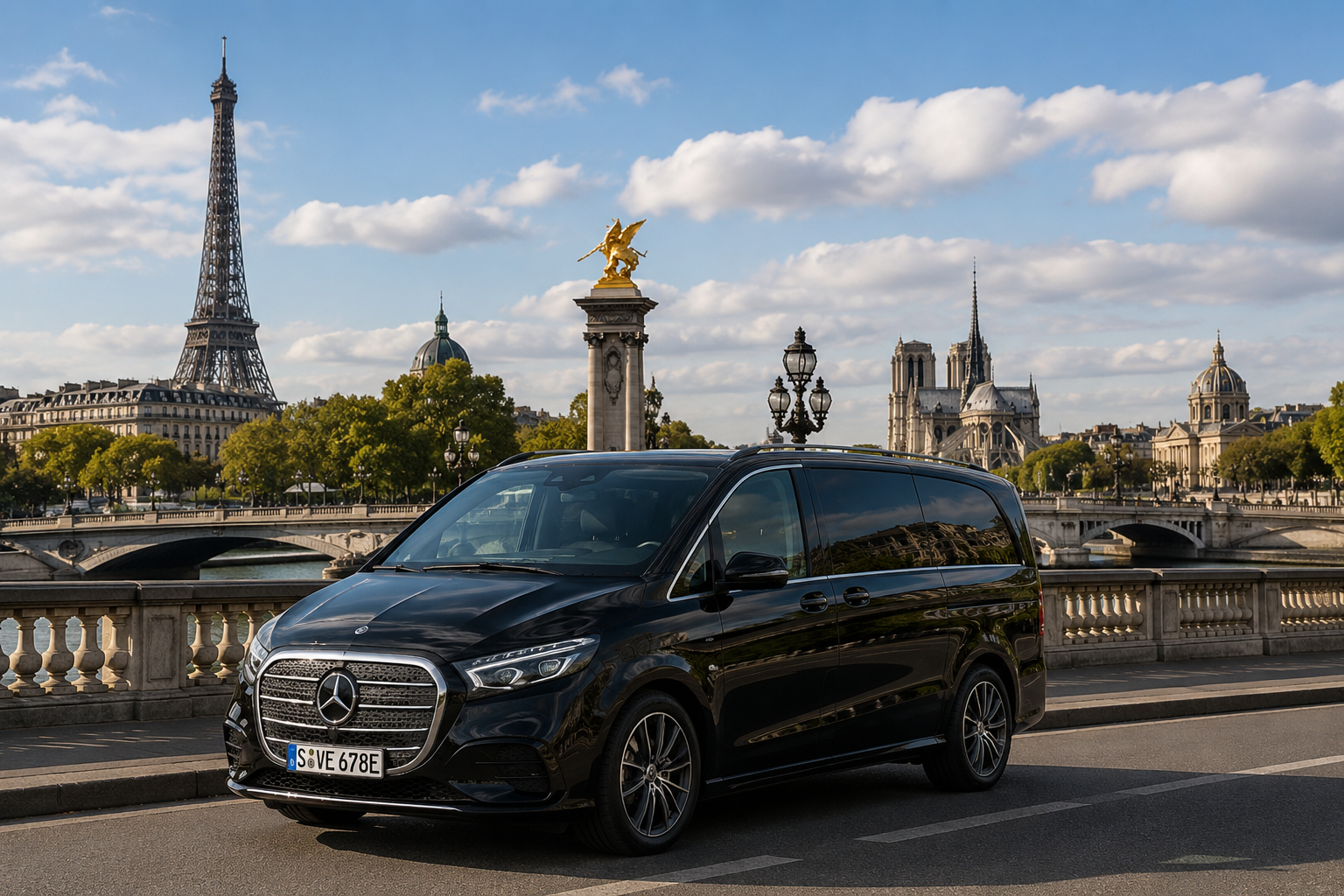City tour de Paris avec chauffeur privé Chauffeur Service